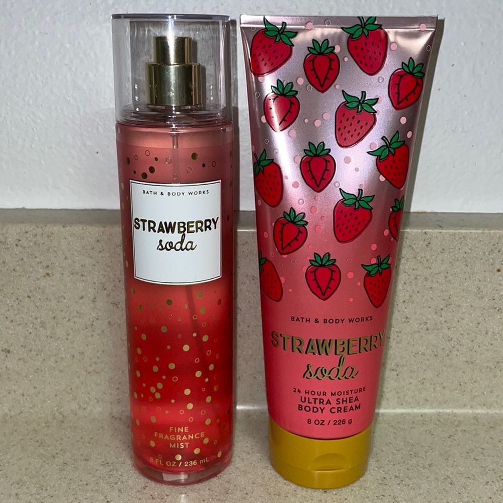 Bath and Body Works Strawberry Soda
